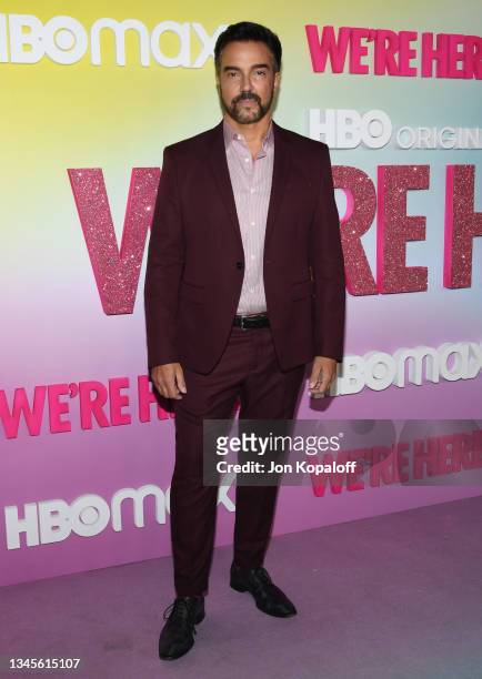 Jeff Marchelletta attends the Los Angeles Premiere Of Season 2 Of HBO's Unscripted Series "WE'RE HERE" at Sony Pictures Studios on October 08, 2021...