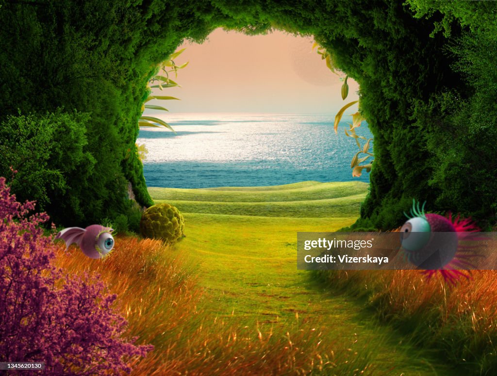 Surreal landscape
