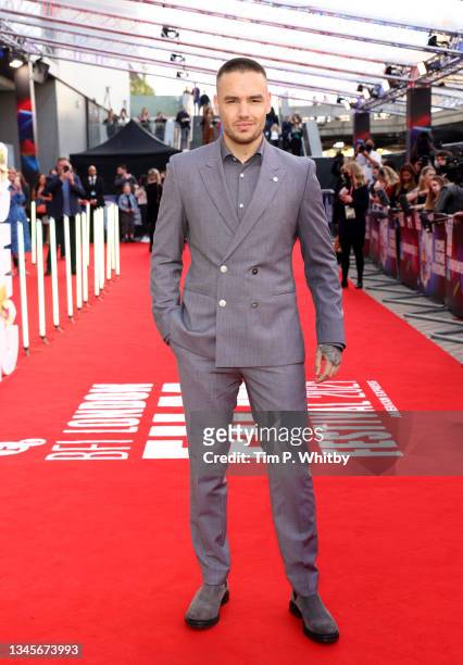Liam Payne attends World Premiere Screening of 20th Century Studios and Locksmith Animation's "Ron's Gone Wrong" during the London Film Festival at...