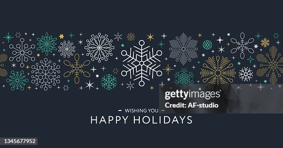 Christmas Snowflake Background. Seamless pattern. Line snowflakes Christmas Snowflake Background. Seamless pattern. Line snowflakes