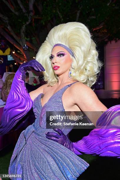 Alyssa Edwards attends the "We're Here" Season 2 Premiere at Sony Pictures Studios on October 08, 2021 in Culver City, California.