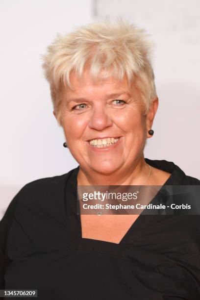 Mimie Mathy attends the opening ceremony during the 13th Film Festival Lumiere In Lyon on October 09, 2021 in Lyon, France.