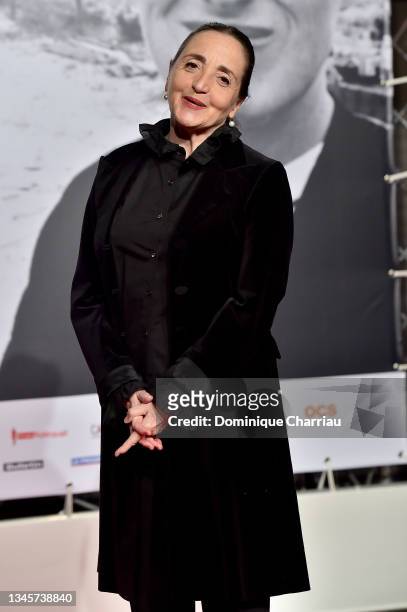 Dominique Blanc attends the opening ceremony during the 13th Film Festival Lumiere In Lyon on October 09, 2021 in Lyon, France.