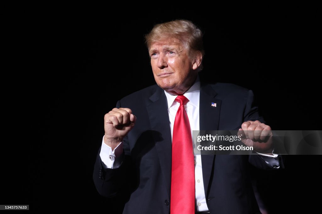 Donald Trump Holds Rally At Iowa State Fairgrounds