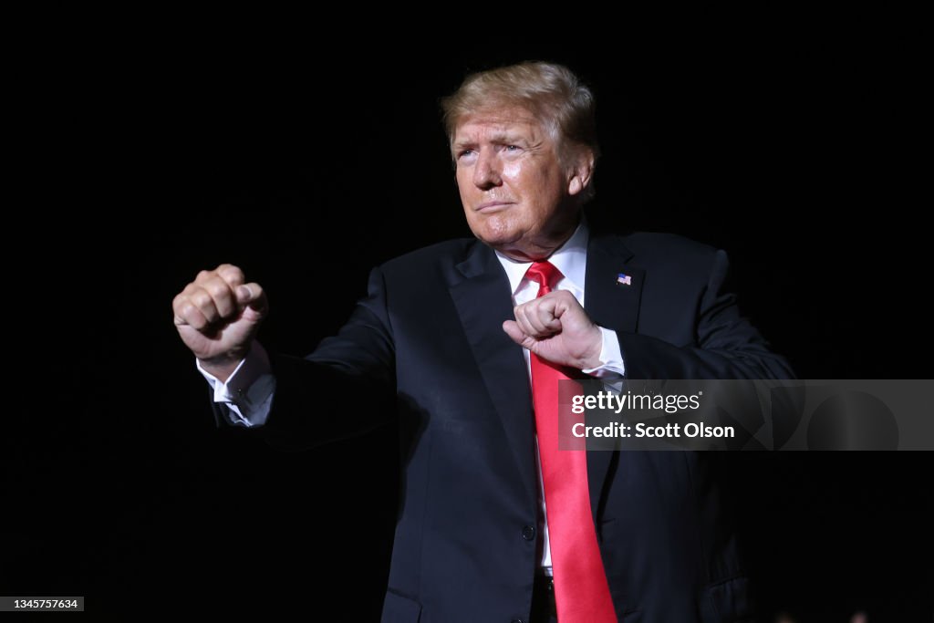 Donald Trump Holds Rally At Iowa State Fairgrounds