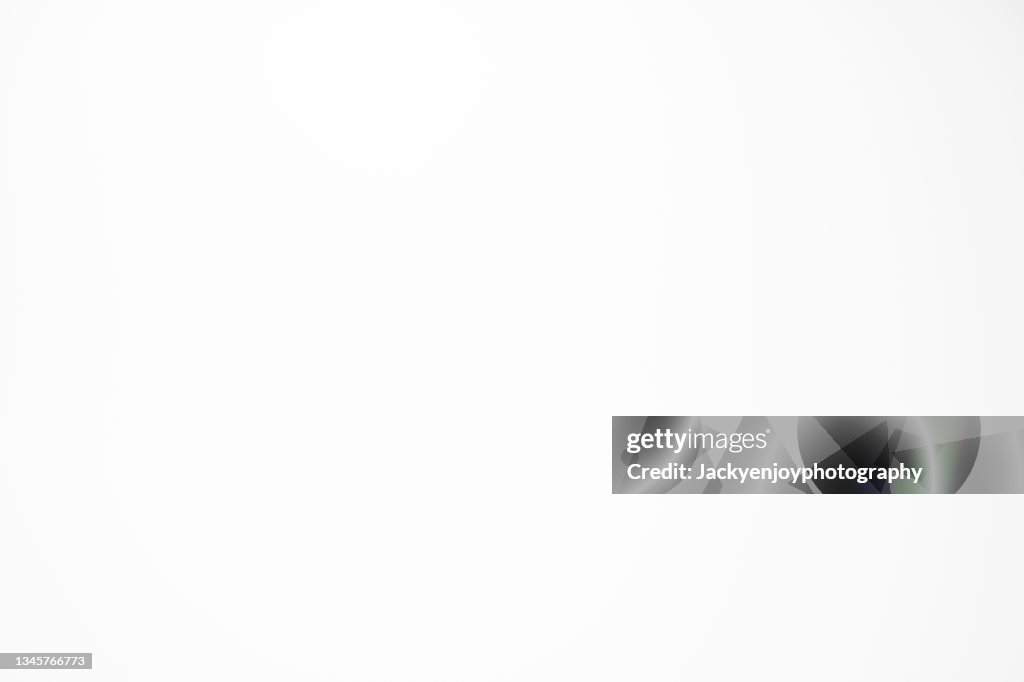 White empty display wall