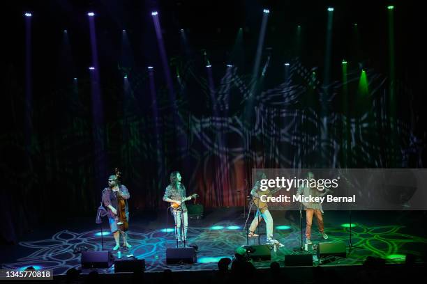 Parrish Gabriel, Will Herrin, Alex King and Matt Rennick of Sicard Hollow open for The Infamous Stringdusters at Brooklyn Bowl Nashville on October...