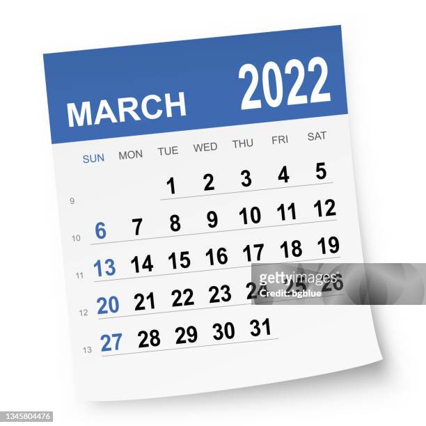 2022年3月カレンダー - month点のイラスト素材／クリップアート素材／マンガ素材／アイコン素材