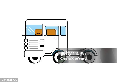 Vector drawn transportation. Vector drawn transportation.