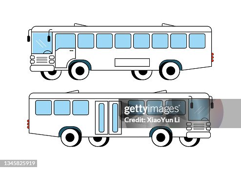 Vector drawn transportation. Vector drawn transportation.