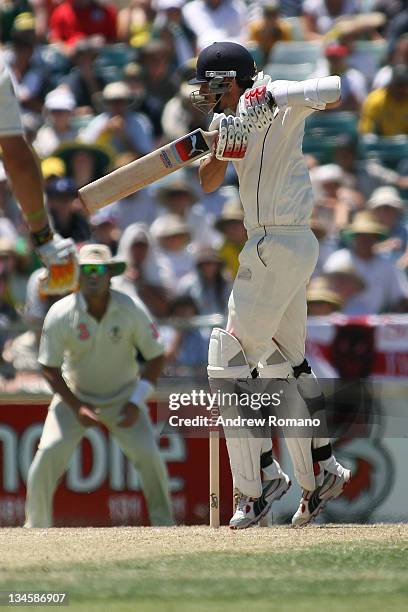 Sajid Mahmood in action during the 3 Ashes Third Test, Second Day at the WACA Ground in Perth, Australia on December 15, 2006.