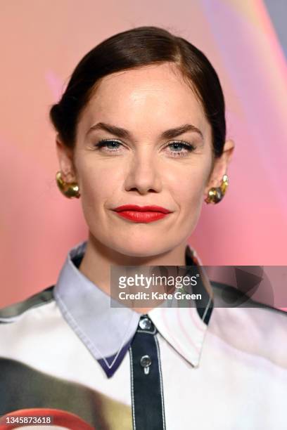 Ruth Wilson attends the "True Things" UK Premiere during the 65th BFI London Film Festival at BFI Southbank on October 10, 2021 in London, England.