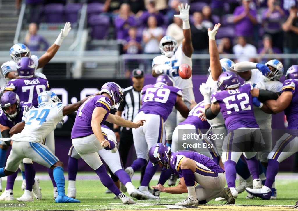 Detroit Lions v Minnesota Vikings