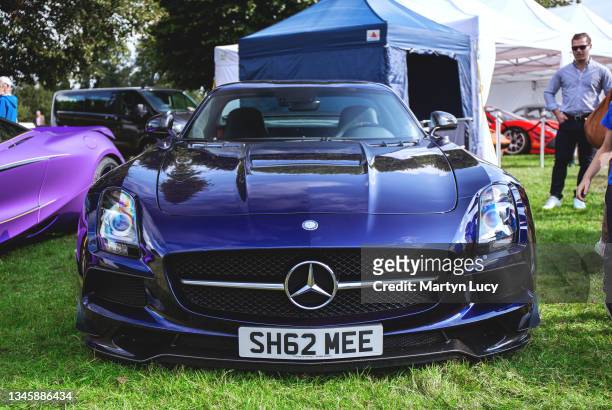 The Mercedes Benz SLS AMG Black Series seen at Petrolheadonism Live at Knebworth House. This is the First Petrolheadonism Event to be held at...