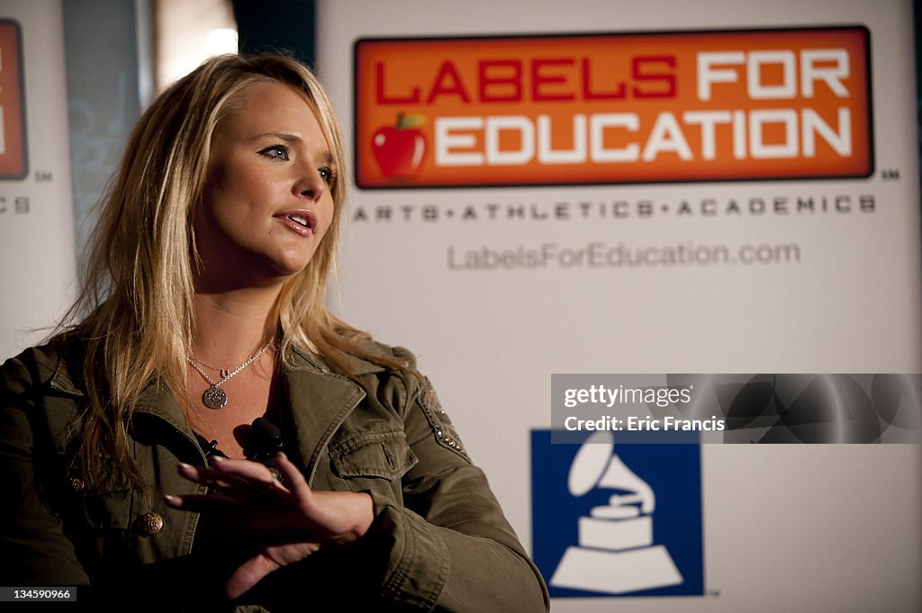 Campbell's Labels For Education Presentation in Partnership with the GRAMMY Foundation Featuring Miranda Lambert