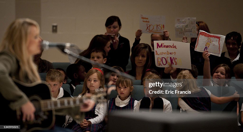 Campbell's Labels For Education Presentation in Partnership with the GRAMMY Foundation Featuring Miranda Lambert