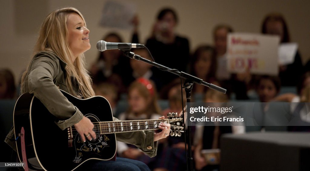 Campbell's Labels For Education Presentation in Partnership with the GRAMMY Foundation Featuring Miranda Lambert