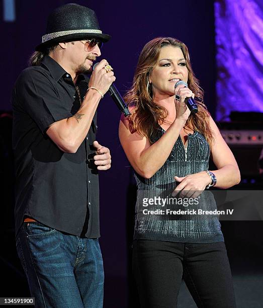 Kid Rock and Gretchen Wilson perform at the GRAMMY Salute to Country Music Honoring Loretta Lynn presented by Mastercard and hosted by The Recording...