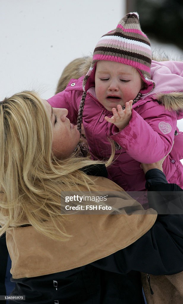 The Dutch Royal Family's Ski Holiday - February 11, 2007