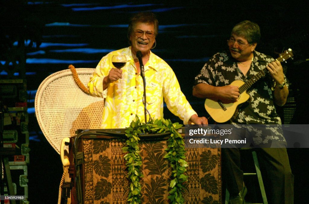 Don Ho and Benny Chong during Don Ho and Daughter Hoku at Hawaii