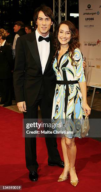 Maike von Bremen and Arne Stephan during Innocence in Danger Charity Gala - October 1, 2006 at Hotel Ritz Carlton in Berlin, Berlin, Germany.