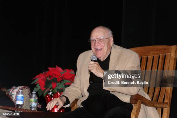 Actor David Huddleston attends the 40th Anniversary Reunion Of "The Waltons" at Landmark Loew's - Jersey City on December 2, 2011 in Jersey City, New...