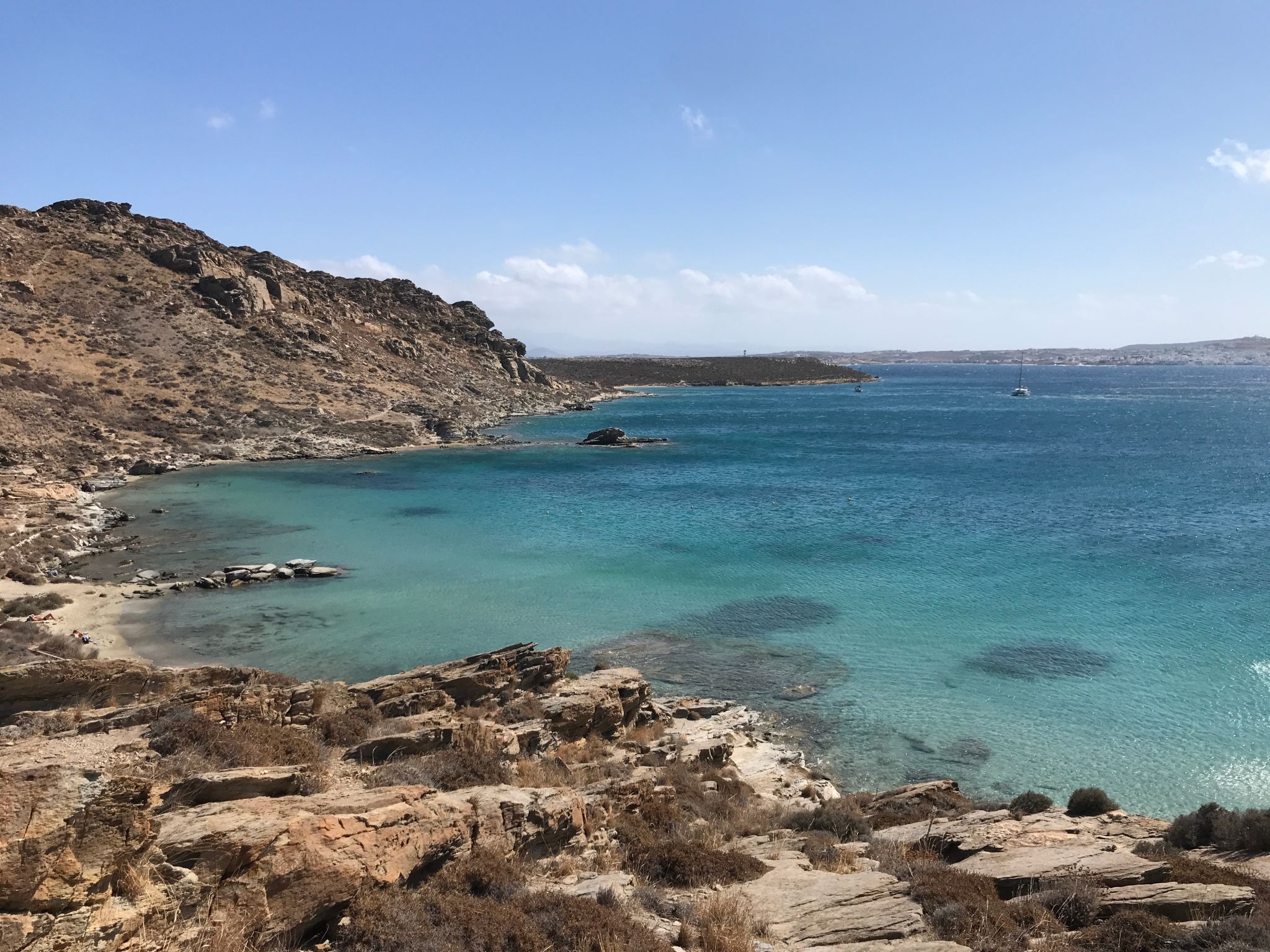 paros coast view