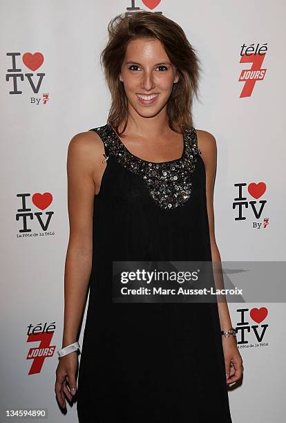 Lea Francois attend 'La Fete de la Tele' - First Edition Launched by Tele 7 Joursat Le Showcase on June 15, 2010 in Paris, France.