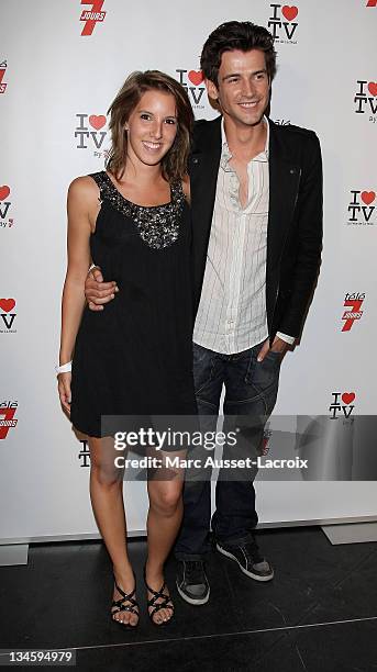 Lea Francois and Guest attend 'La Fete de la Tele' - First Edition Launched by Tele 7 Joursat Le Showcase on June 15, 2010 in Paris, France.