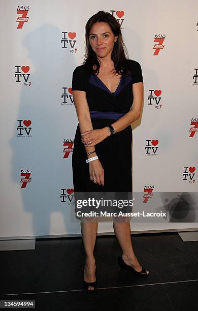 Sophie Le saint attends the 1st edition of 'La Fete de la Tele' at Le Showcase on June 15, 2010 in Paris, France