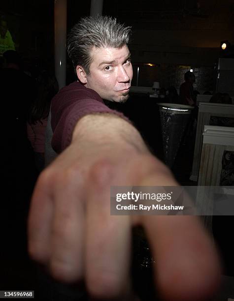 Chris Gore of Film Threat during 2004 Sundance Film Festival - IFC-Target Party at River Horse in Park City, Utah, United States.