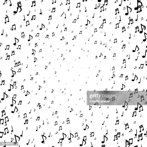 Music Flying Notes Pattern 224 Flying Music Notes Stock Photos, High-Res Pictures, and Images ...