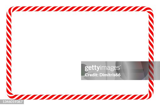 Candy Cane Frame Candy Cane Frame