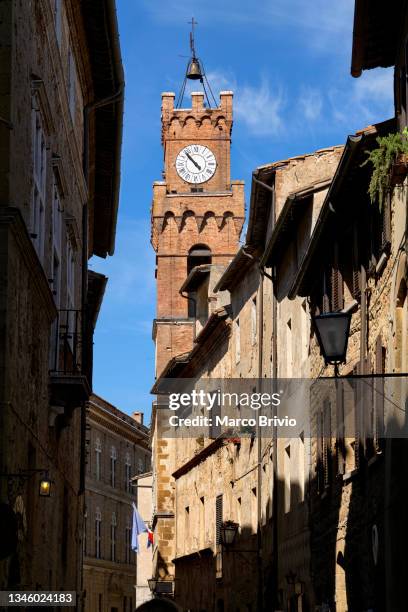 pienza val d'orcia tuscany italy - marco brivio stock pictures, royalty-free photos & images