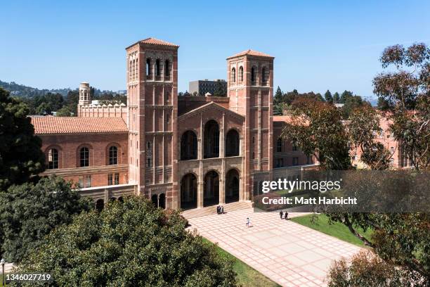 In this photo illustration, Royce Hall at the UCLA campus, June 2021, in Los Angeles, California.