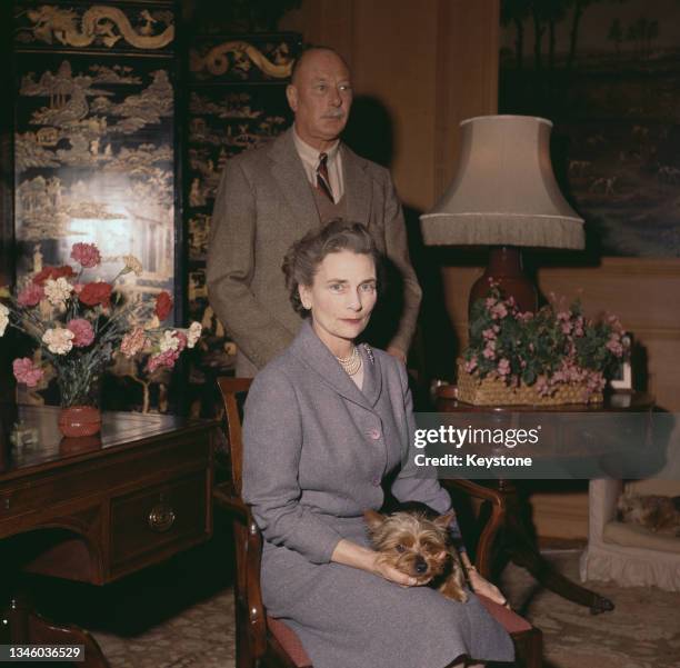 Prince Henry, Duke of Gloucester and Princess Alice, Duchess of Gloucester , circa 1960.