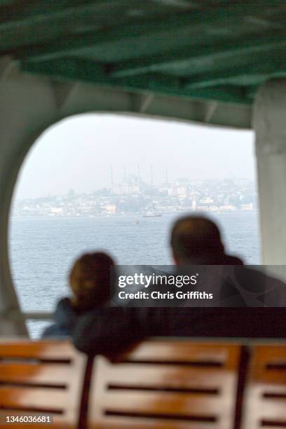 istanbul ferry crossing, turkey - istanbul street stock pictures, royalty-free photos & images