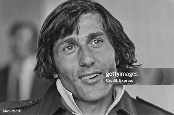 Romanian tennis player Ilie Nastase, UK, 10th May 1973.