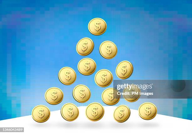 Coin Square Pyramid 978 Pyramid Diagram Stock Photos, High-Res Pictures, and Images - Getty ...