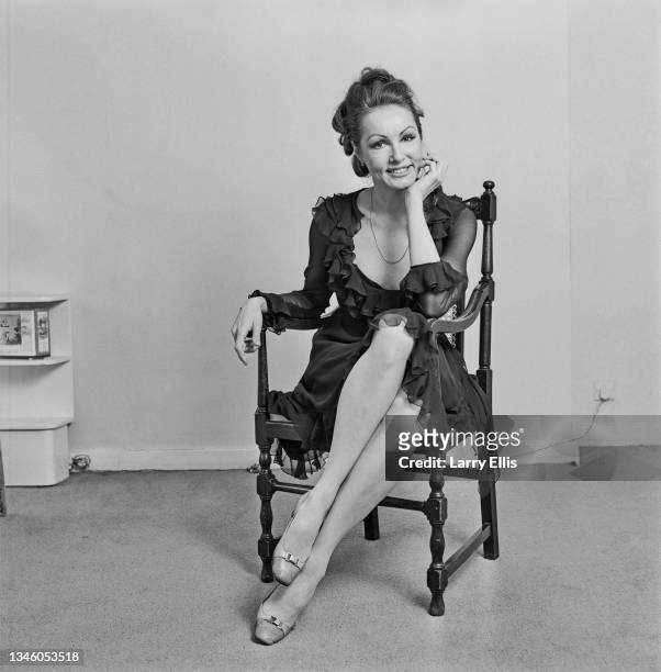 American actress, singer and dancer Julie Newmar, UK, 28th June 1973.