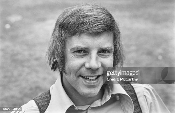 English singer and songwriter Marty Wilde at his home in Hertfordshire, UK, August 1973.