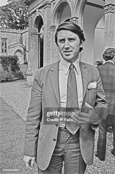 British Liberal politician David Steel attends a conference of Liberal Party MPs at Kiddington Hall in Oxfordshire, UK, August 1973.