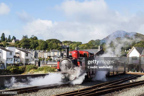 fr double fairlie steaming - ffestiniog stock pictures, royalty-free photos & images