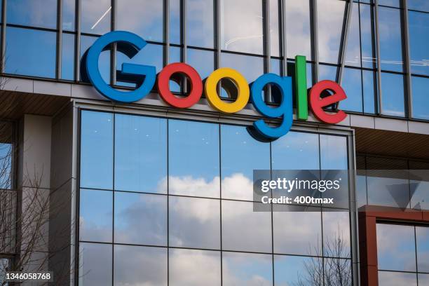 seattle tech - google merknaam stockfoto's en -beelden