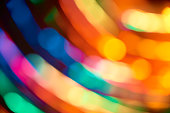 Abstract blurred colorful lights background