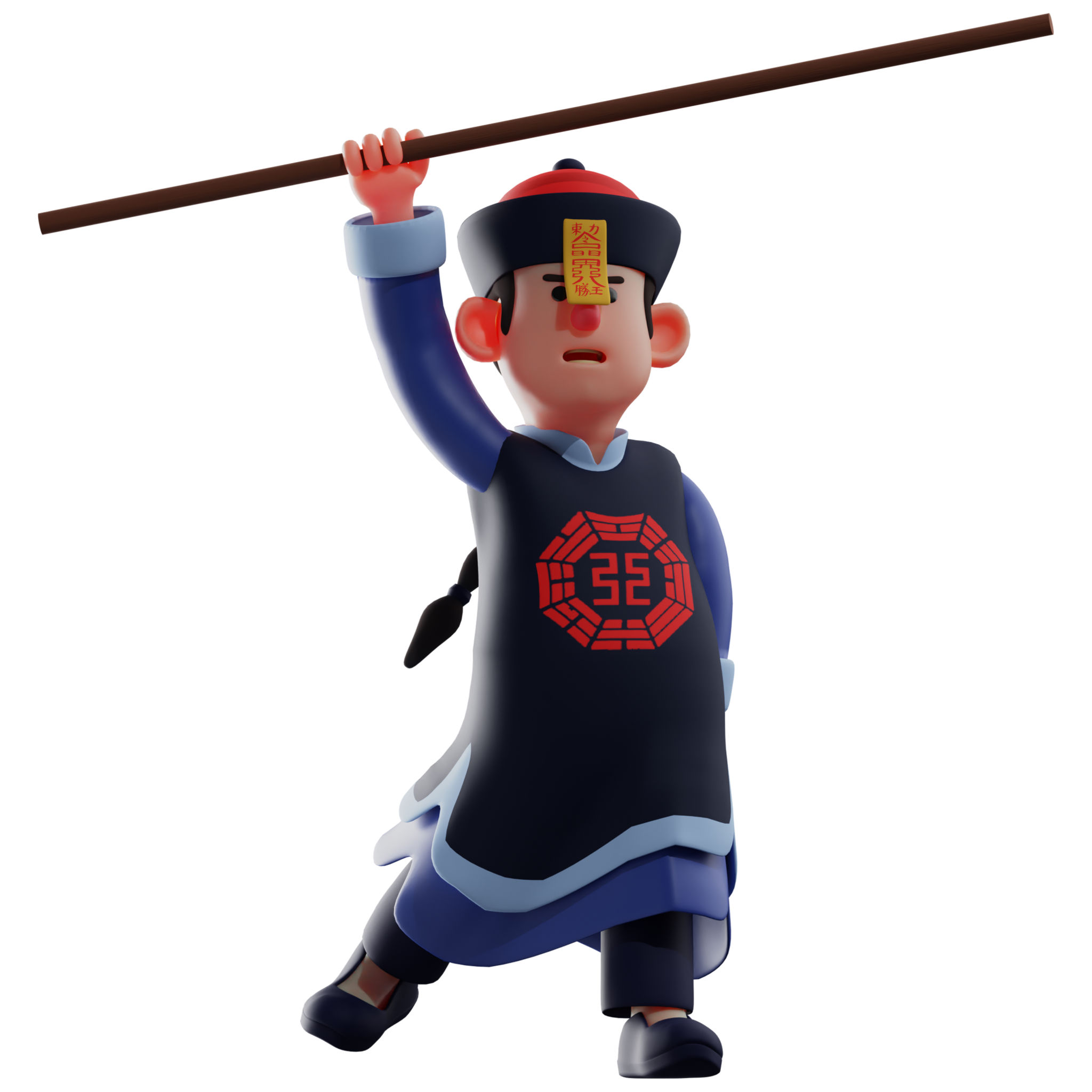 3D Vampire Cartoon Picture as talented kung fu athlete 3D Vampire Cartoon Picture as talented kung fu athlete