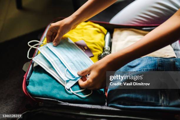 travel preparations. - forbidden coronavirus stock pictures, royalty-free photos & images