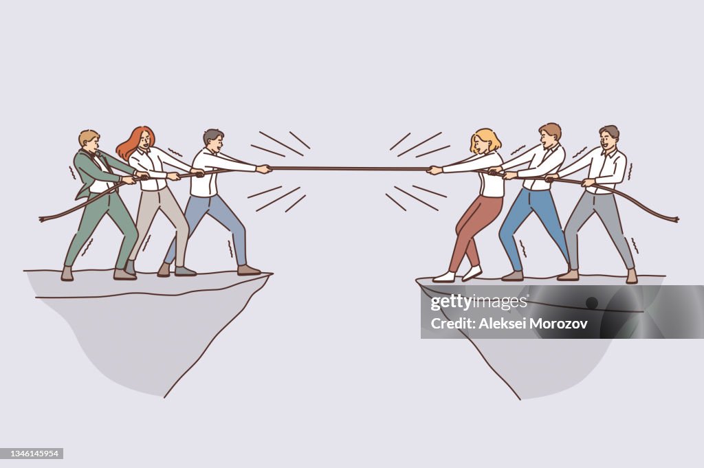 Business Team And Competition Concept High-Res Vector Graphic - Getty ...
