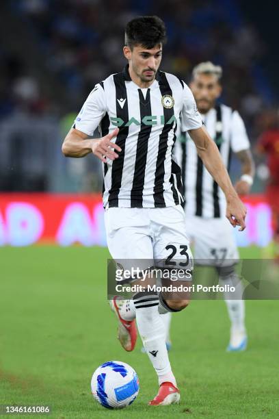 Udinese footballer Ignacio Pussetto during the match Roma-Udinese at the stadio Olimpico. Rome , September 23rd, 2021