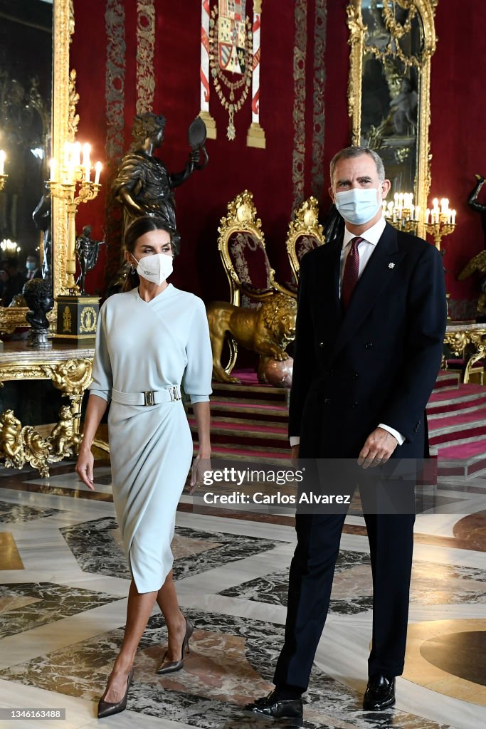 Spanish Royals Attend The National Day Military Parade